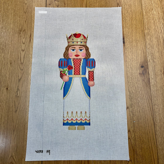 Nutcracker, Blue Queen, 18"  Stand-up - 13 mesh