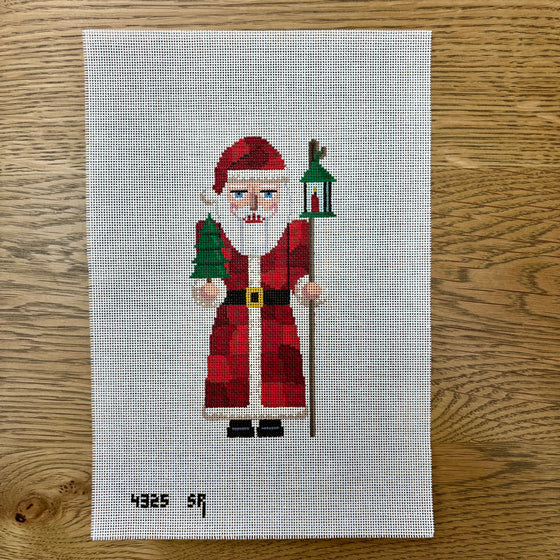 Nutcracker, Patchwork Santa - 18 mesh