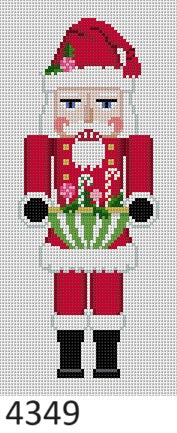  Nutcracker, Candy Bowl Santa - 18 mesh