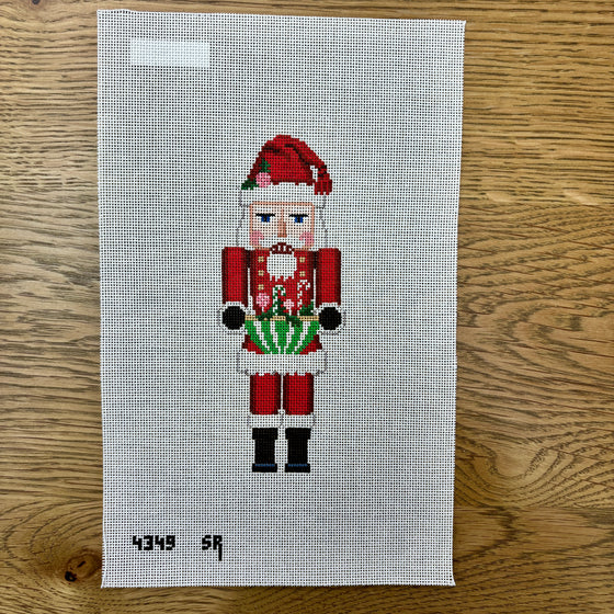 Nutcracker, Candy Bowl Santa - 18 mesh