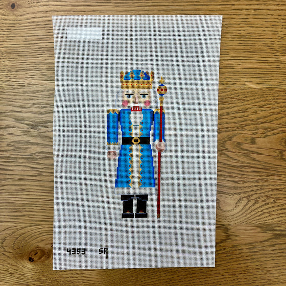 Nutcracker, Blue King with Scepter