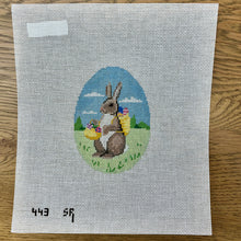  Rabbit with  Egg Basket, 4" Egg - 18 mesh