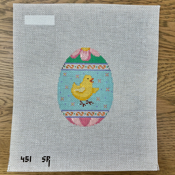 Chick In Flower Sprinkles, 4" Egg - 18 mesh