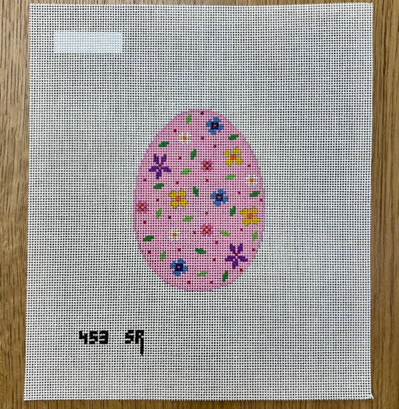 Mini Flowers, Pink, 4" Egg - 18 mesh
