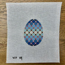  Blue Trellis, 4" Egg - 18 mesh