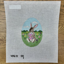  Sitting Rabbit with Egg, 4" Egg - 18 mesh