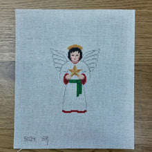  Boy Angel with Star, White