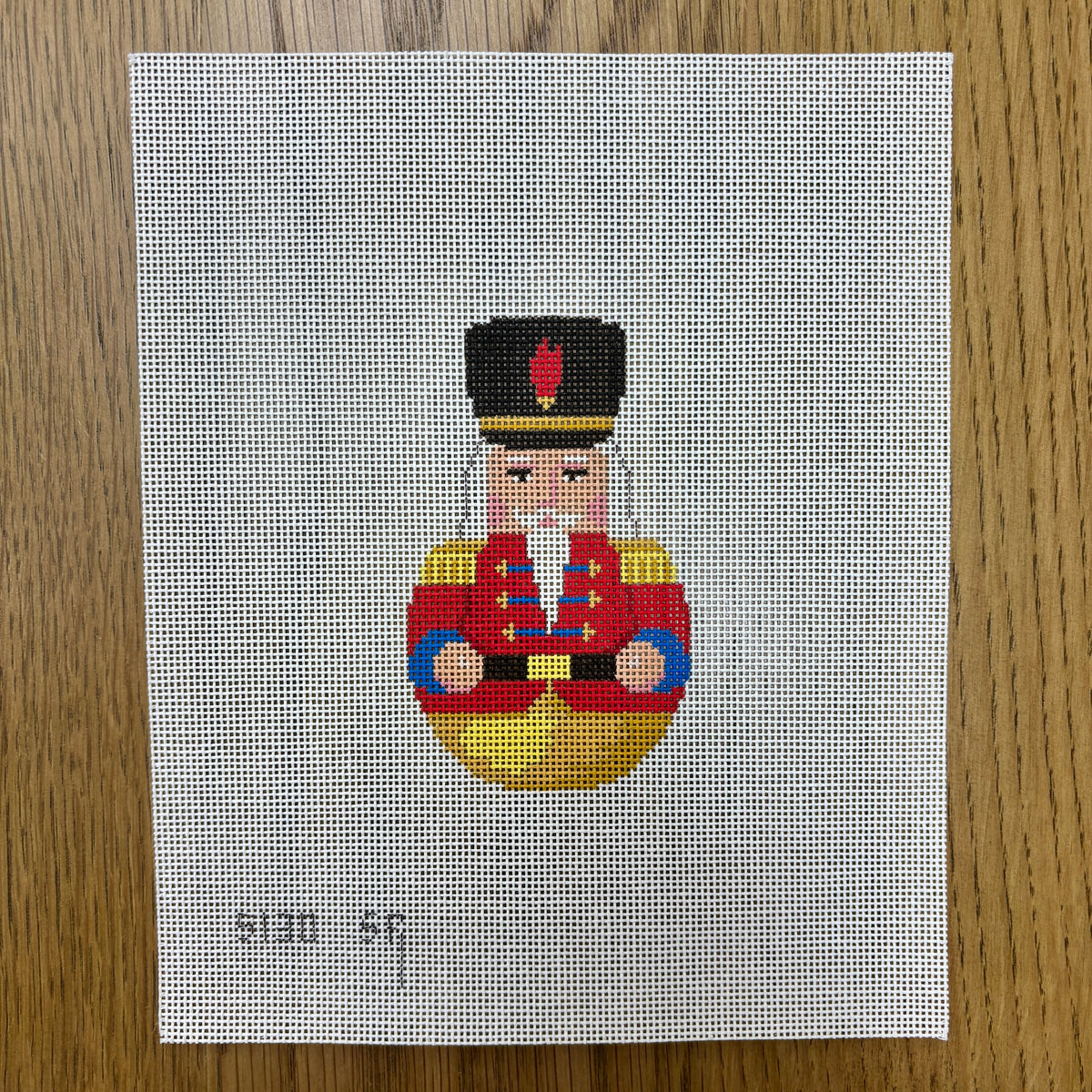 Roly Poly, Soldier – Susan Roberts Needlepoint
