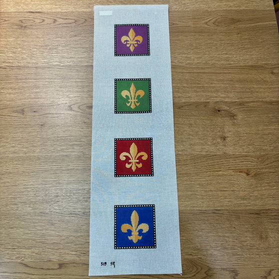 Fleur De Lis, Coaster Set - 18 mesh