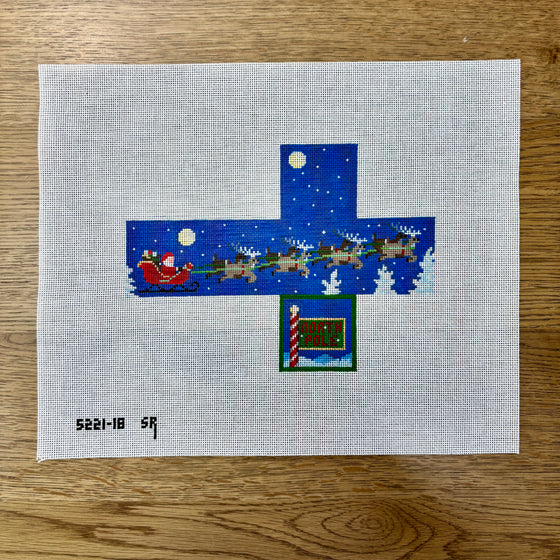 Sleigh Flight, 2" Cube - 18 mesh