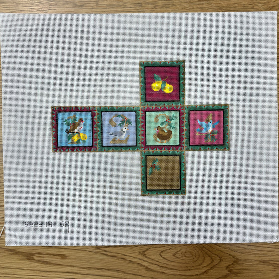 Pear Tree 1,2,3,4, 2" Cube - 18 mesh