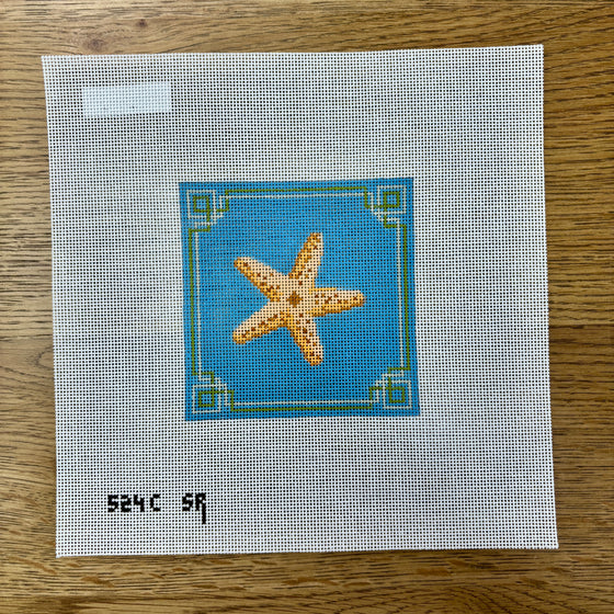 Starfish, 4" x 4"