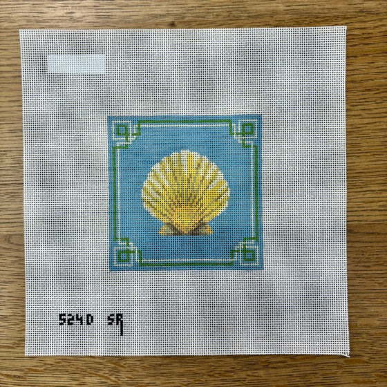 Scallop, 4" x 4"