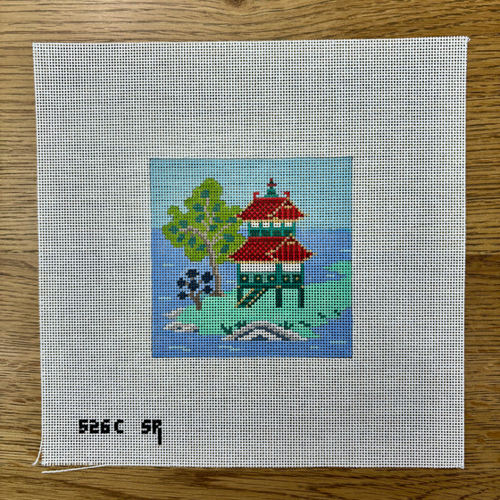 Asian Islands, Colors, 4" x 4"