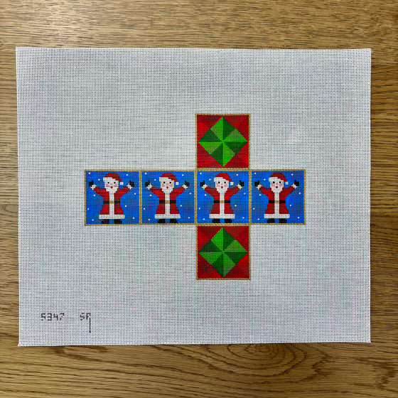 Thumbs Up Santa, 2" Cube - 18 mesh