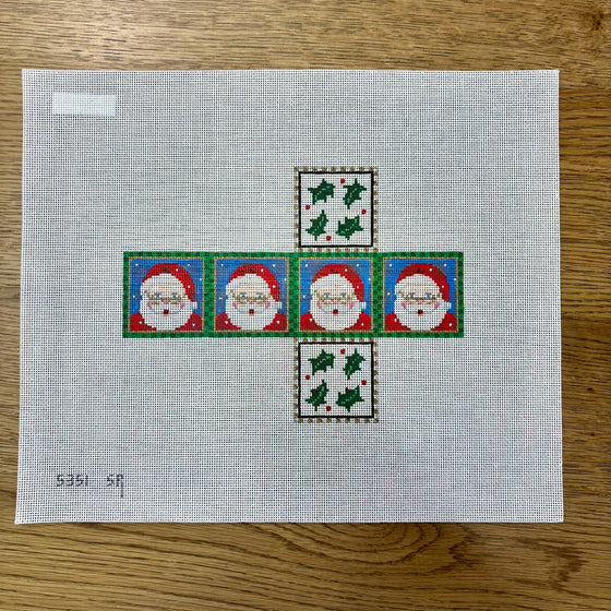 Santa Face, 2" Cube - 18 mesh