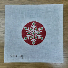  Snowflake, Burgundy Jeweled