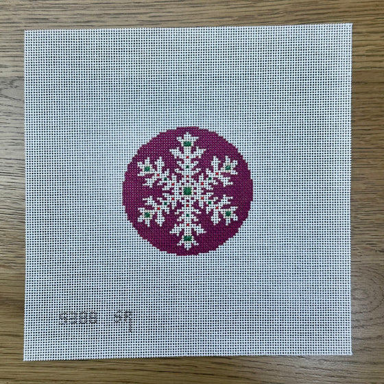 Snowflake, Raspberry Jeweled