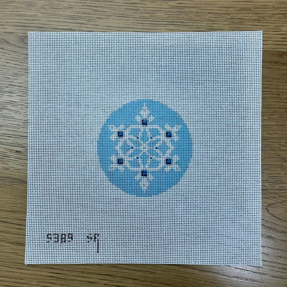 Snowflake, Blue Jeweled