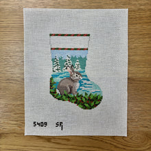  Bunny In Snow, Mini Stocking