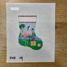  Flamingo with Presents, Mini Stocking