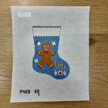  Gingerbread Boy and Candy, Mini Stocking