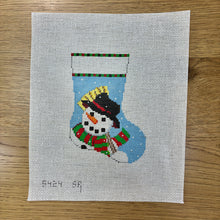 Snowman with Broom, Mini Stocking