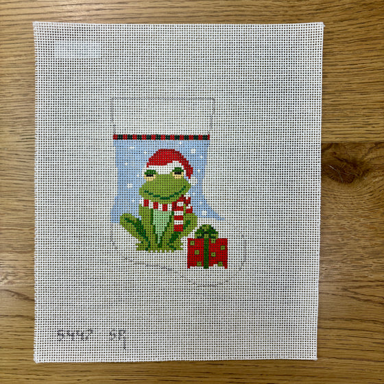 Frog with Present, Mini Stocking