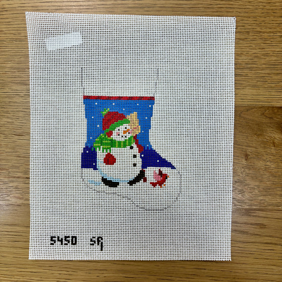 Chubby Snowman Stroll, Mini Stocking