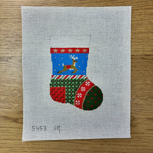  Patchwork Reindeer, Mini Stocking