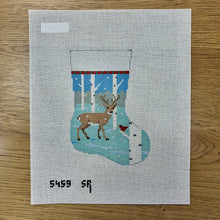  Birch Tree Deer, Mini Stocking