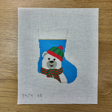  Scarf Polar Bear, Mini Stocking
