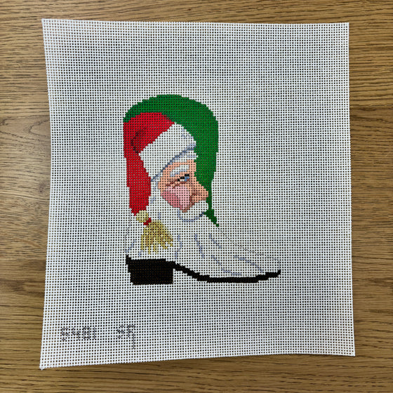 Santa Face, Cowboy Boot - 13 mesh