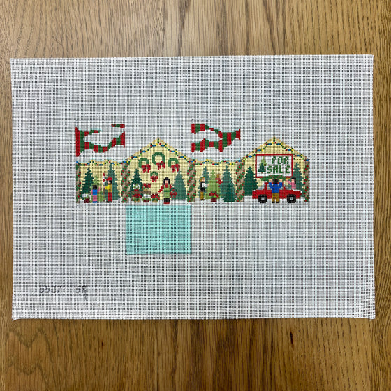 Christmas Tree Lot, Mini House - 18 mesh