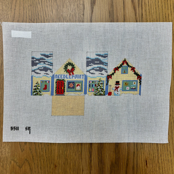 Needlepoint Shop, Mini House - 18 mesh