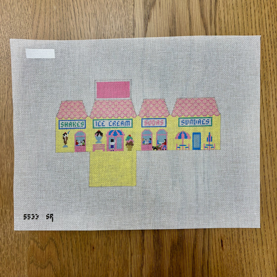 Ice Cream Parlor, Mini House - 18 mesh