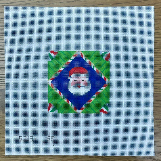 Santa Face, 3" Ornament