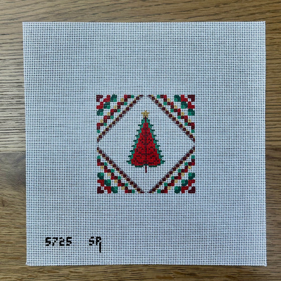 Red Christmas Tree, 3" Ornament