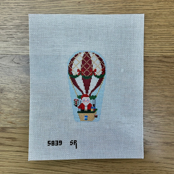 Hot Air Balloon Santa, Ornament