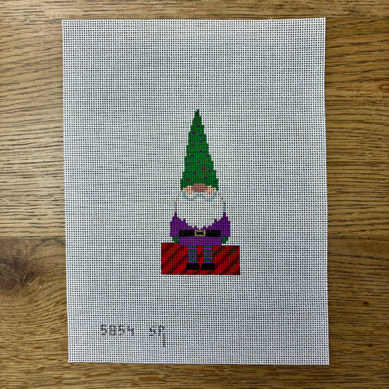 Gnome with  Present, Ornament