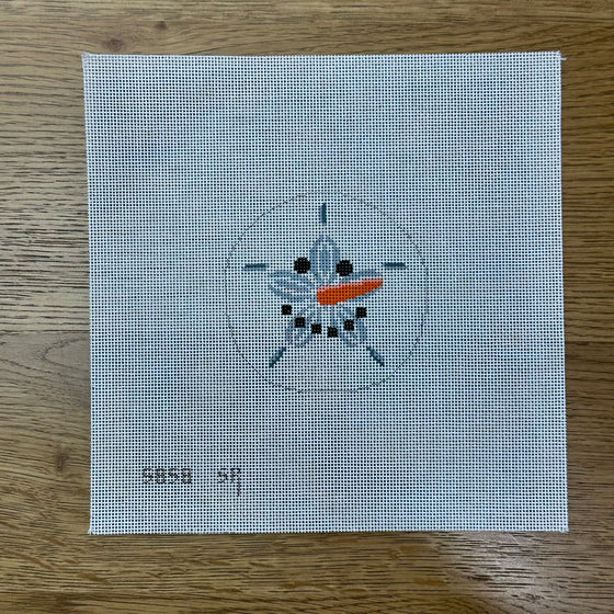 Snowman Sand Dollar, Ornament