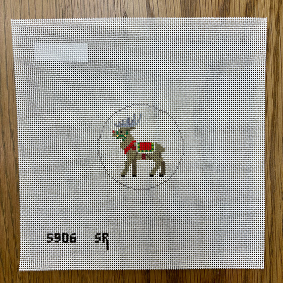 Reindeer, 2.5" Round