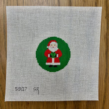  Santa With Present,  2.5" Round