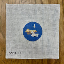  Creche With Lamb, 2.5" Round