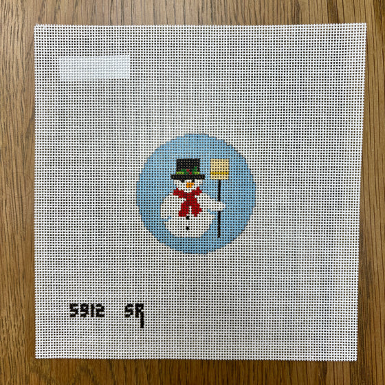 Snowman, 2.5" Round