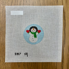  Snowman Looking Up, 2.5" Round