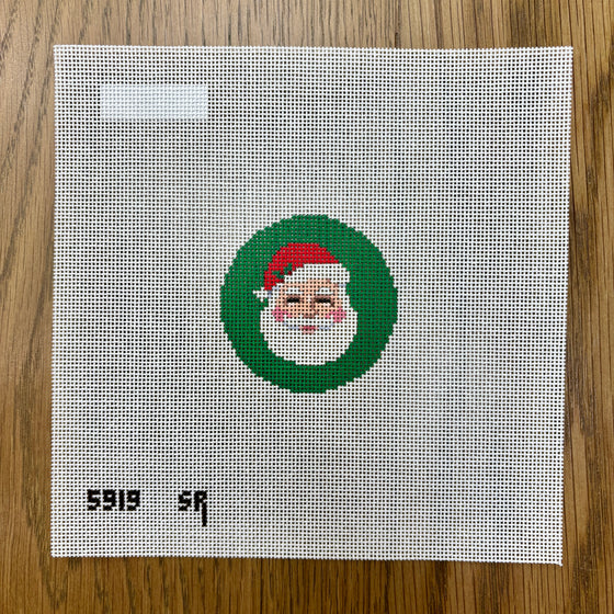 Santa Face, 2.5" Round
