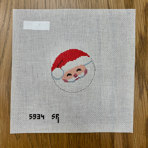 Santa Face, 2.5" Round