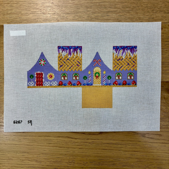 Blueberry Pie, 3D Gingerbread House - 18 mesh