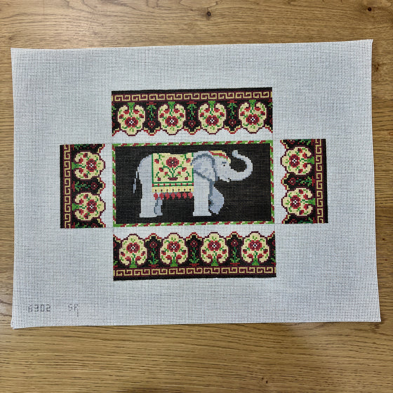 Floral Elephant, Brick Cover - 13 mesh